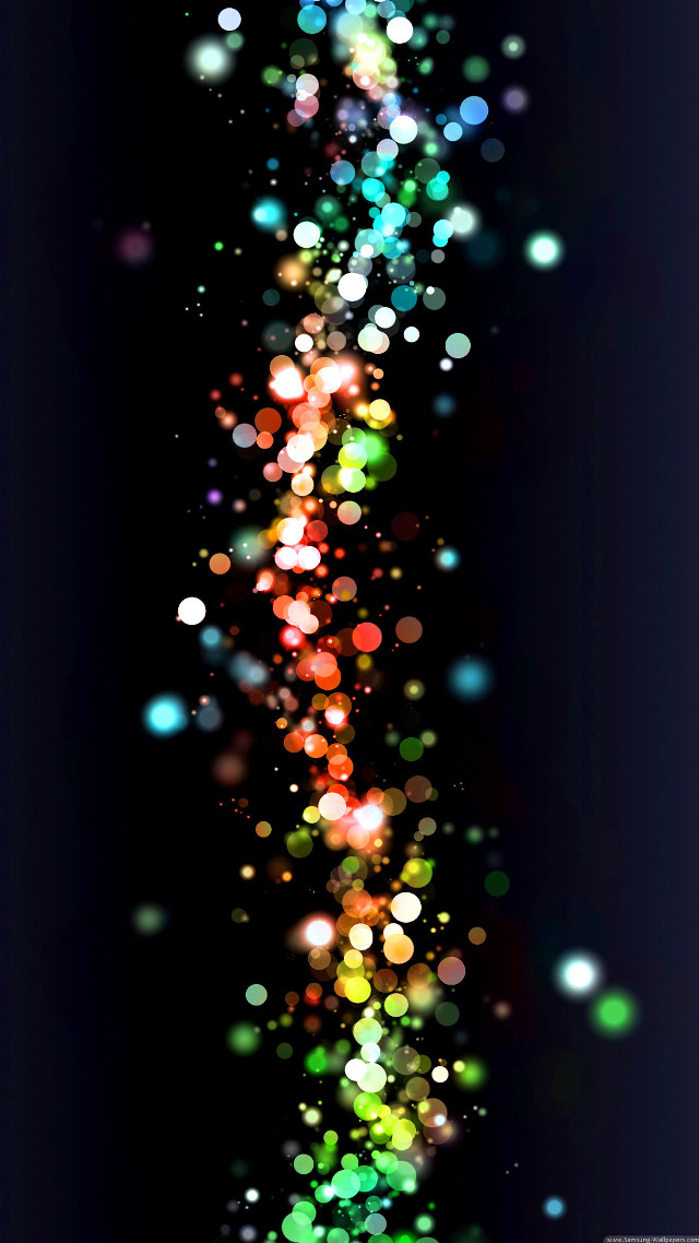 Colorful fireworks display black background free wallpaper for mobile - medium preview image