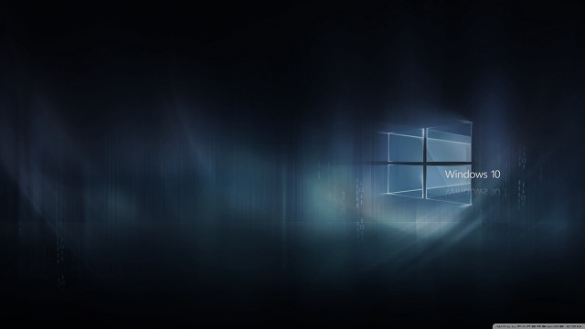 Dark background windows10 logo cross free wallpaper for desktop - medium preview image