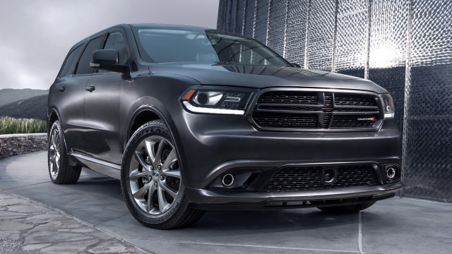 Grey dodge suv mountain cloudy free wallpaper for desktop - medium preview image