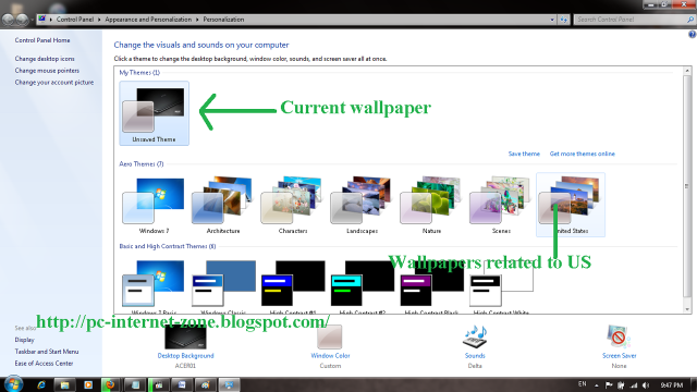 Computer screen pictures green arrow free wallpaper for desktop - medium preview image