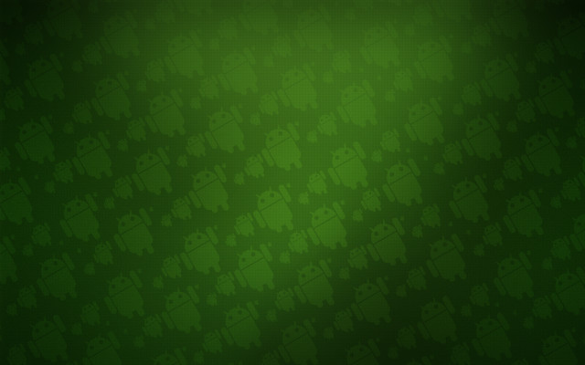 Green clovers light pixel android free wallpaper for desktop - medium preview image