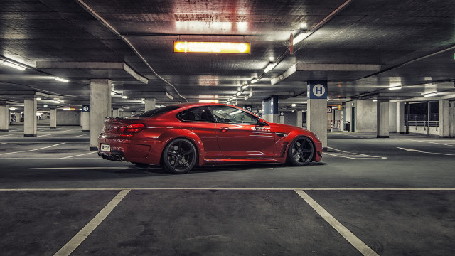 Red car parking garage parking #2 free wallpaper for desktop - medium preview image