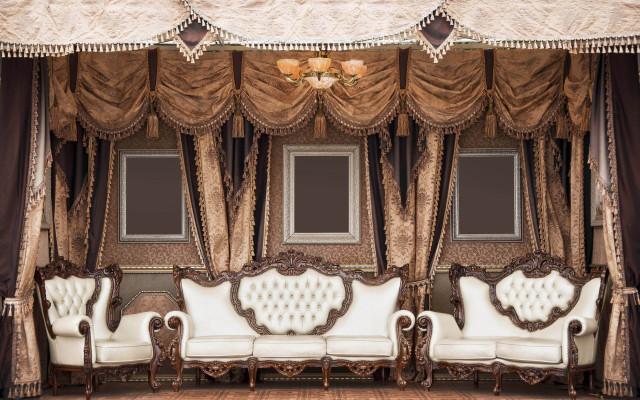 Rococo room canopy couch chairs free wallpaper for desktop - medium preview image