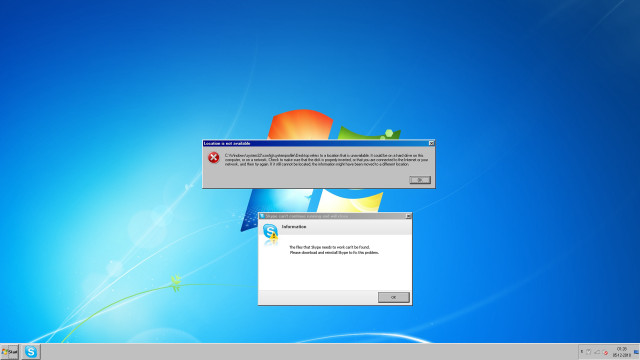 Desktop computer blue background window free wallpaper for desktop - medium preview image