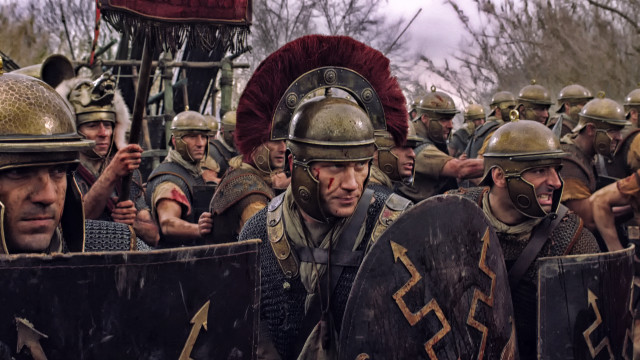 Roman armor group cherry blossoms free wallpaper for desktop - medium preview image