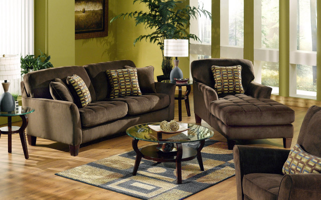 Livingroom couch chair coffeetable rug free wallpaper for desktop - medium preview image