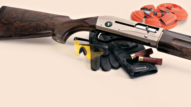 Gun gloves orange rubber assemblage free wallpaper for desktop - medium preview image