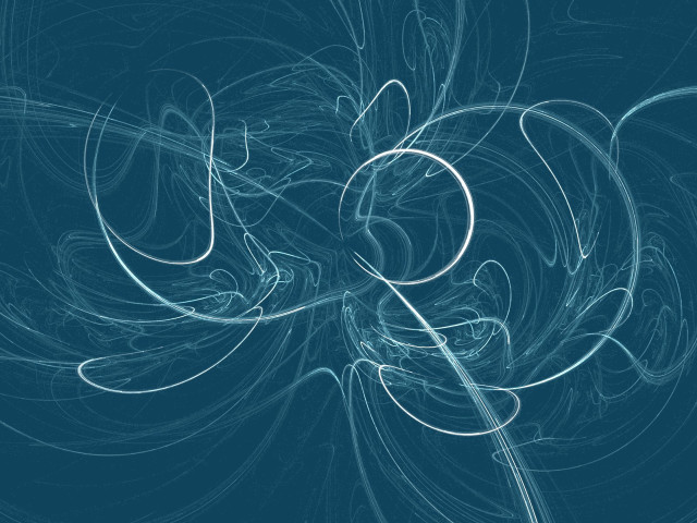 Blue swirly mandelbrot arcane generative free wallpaper for desktop - medium preview image