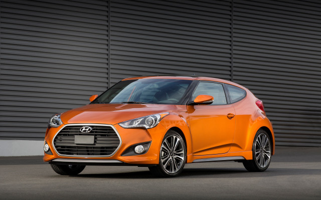 Orange car building black door free wallpaper for desktop - medium preview image