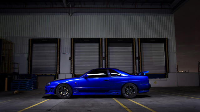 Blue car parking lot building #8 free wallpaper for desktop - medium preview image