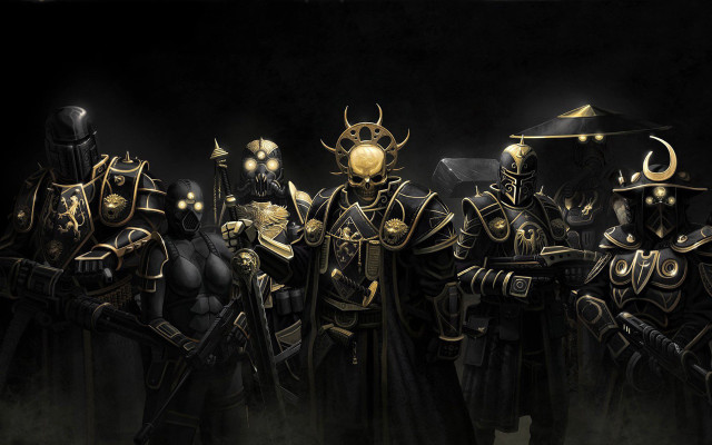 Warhammer armor boys cape helmet free wallpaper for desktop - medium preview image