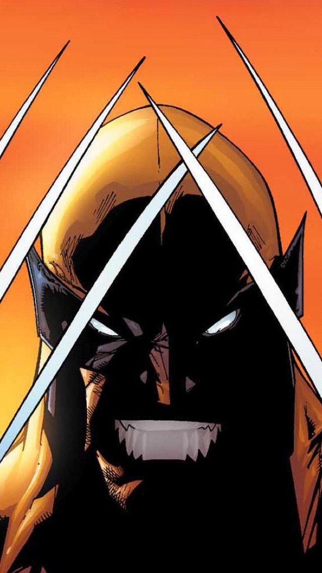 Wolverine demon face claws large free wallpaper for mobile - medium preview image