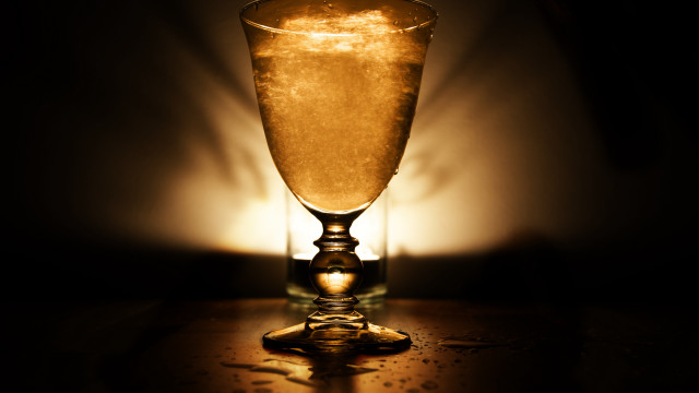 Glass liquid table light shadow free wallpaper for desktop - medium preview image