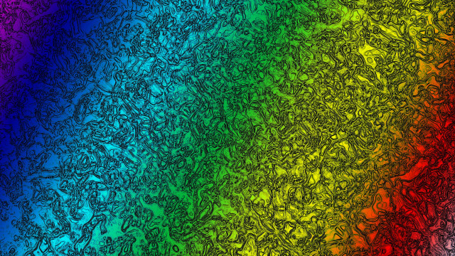 Rainbow birds generative raytraced mandelbrot free wallpaper for desktop - medium preview image