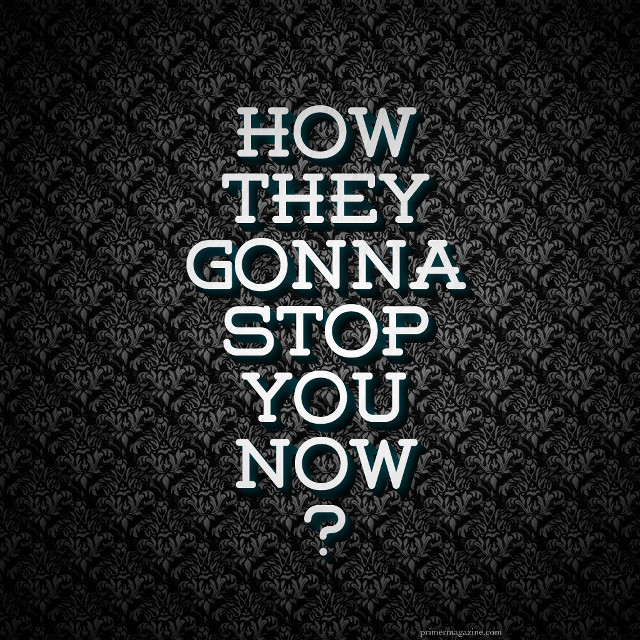 Black white quote tachisme dan free wallpaper for tablet - medium preview image