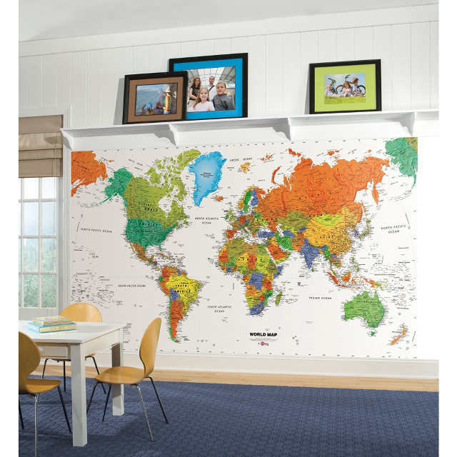 Wall map pictures table chairs free wallpaper for tablet - medium preview image