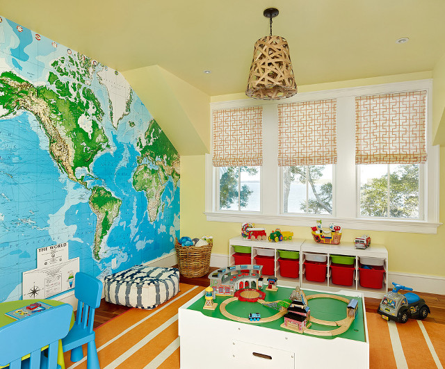 Child playroom map toys table free wallpaper for desktop - medium preview image