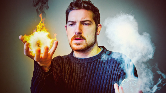 Fire magic arcane illusionist smoke free wallpaper for desktop - medium preview image