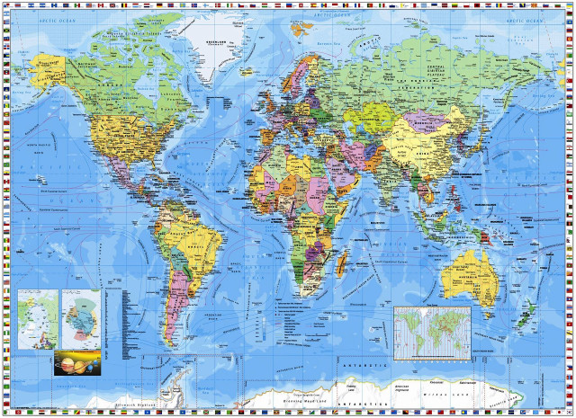 World map countries major cities #14 free wallpaper for desktop - medium preview image