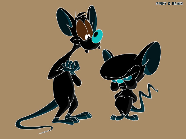 Cartoon rat mouse pointing head free wallpaper for desktop - medium preview image