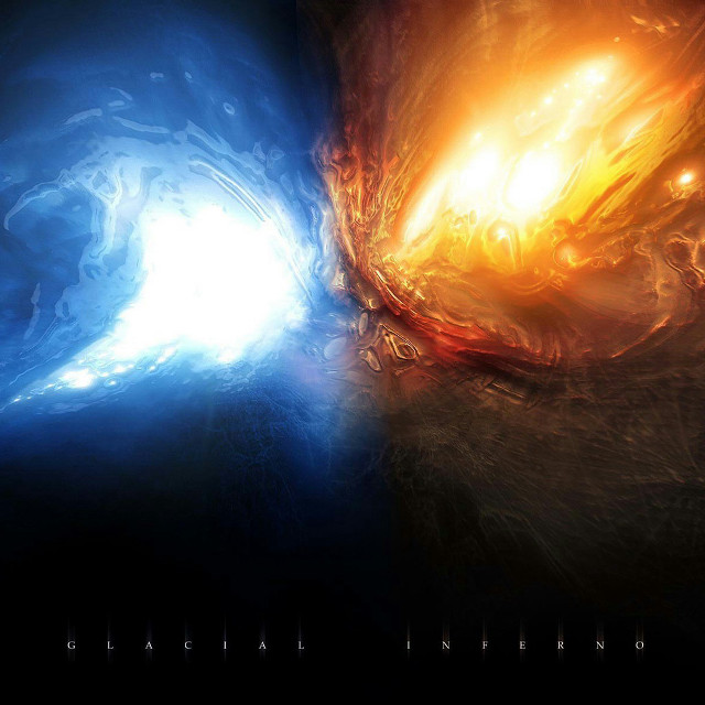 Blue yellow light center black free wallpaper for tablet - medium preview image