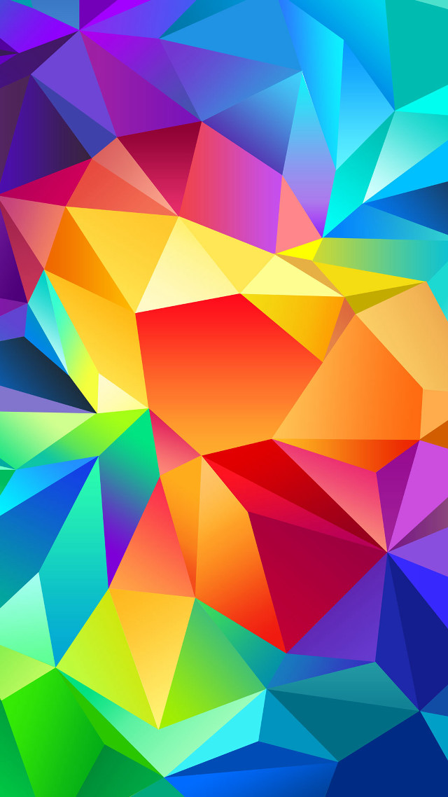 Colorful abstract lowpoly background angle free wallpaper for mobile - medium preview image