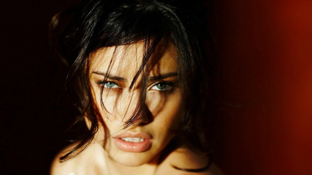 Woman blueeyes bangs blackhair gothic free wallpaper for desktop - medium preview image