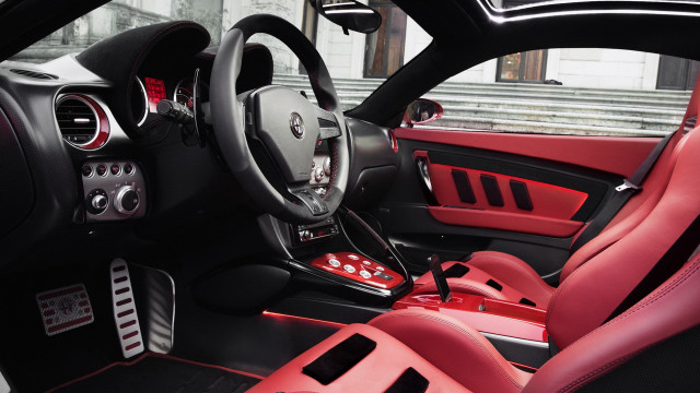 Red black car interior red free wallpaper for desktop - medium preview image
