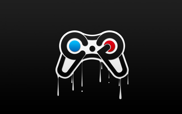 Video game controller dripping ambient free wallpaper for desktop - medium preview image