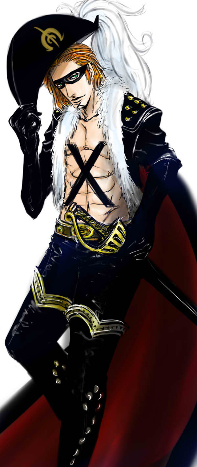 Pirate costume man sword hat free wallpaper for mobile - medium preview image