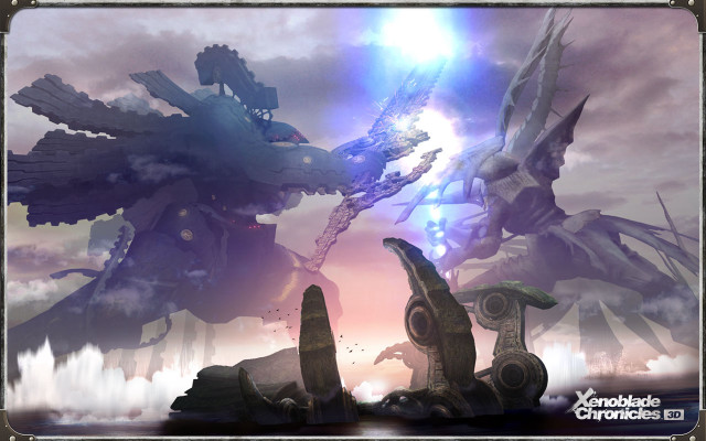 Alien creature water sky clouds free wallpaper for desktop - medium preview image