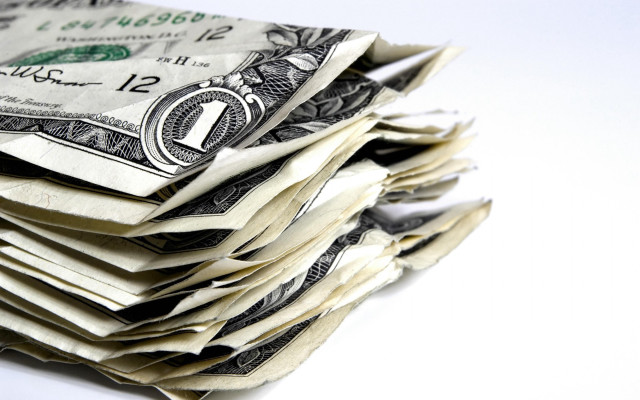 Twenty dollar bills white surface free wallpaper for desktop - medium preview image