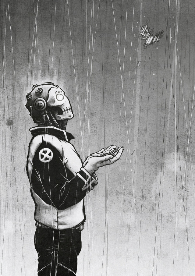 Person helmet kite sky bird free wallpaper for mobile - medium preview image