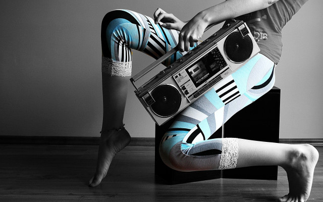 Funk boot leggings blackwhite fashion free wallpaper for desktop - medium preview image