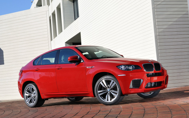 Red car brick road white free wallpaper for desktop - medium preview image