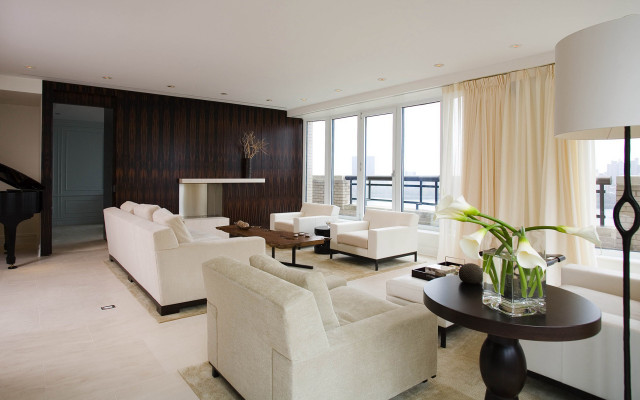 Living room piano couch chair free wallpaper for desktop - medium preview image