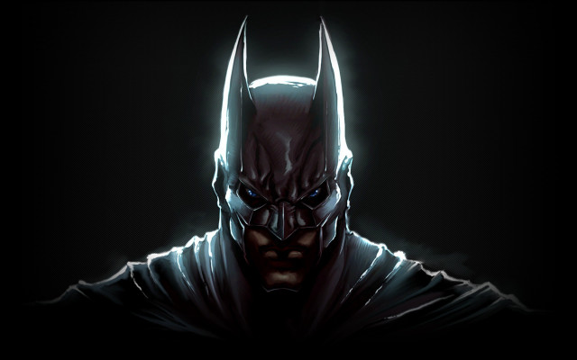 Batman glowing mask dark armor free wallpaper for desktop - medium preview image