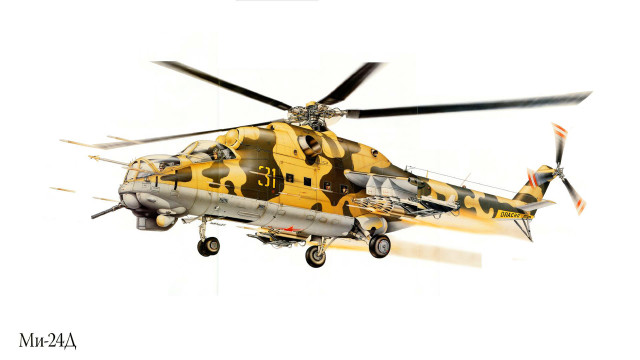 Yellow black helicopter cobra airbrush free wallpaper for desktop - medium preview image