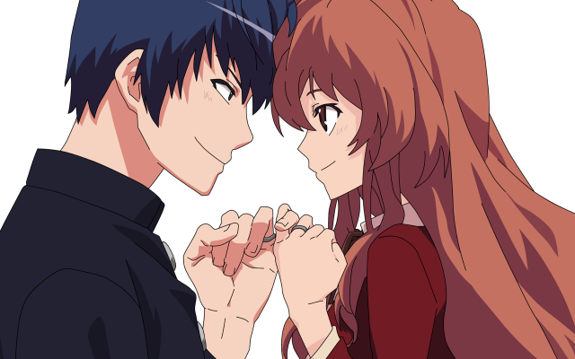Anime couple hands together eye #2 free wallpaper for desktop - medium preview image