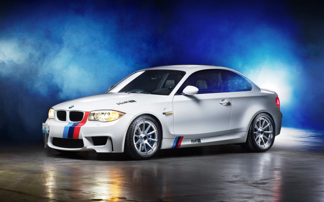 White bmw stripe digital rendering free wallpaper for desktop - medium preview image