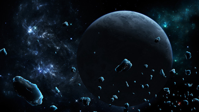 Space astronaut moon stars galaxy #3 free wallpaper for desktop - medium preview image