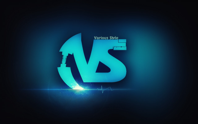 Blue vashor logo arrow cedric free wallpaper for desktop - medium preview image