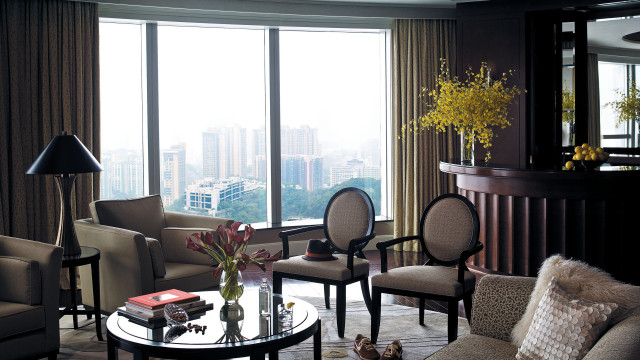 Luxury livingroom cityview artsandcrafts digital free wallpaper for desktop - medium preview image