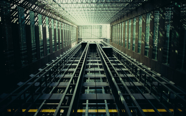 Tall building windows bars skylight #2 free wallpaper for desktop - medium preview image