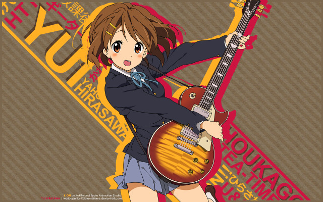 Girl guitar sign tokyo international free wallpaper for desktop - medium preview image