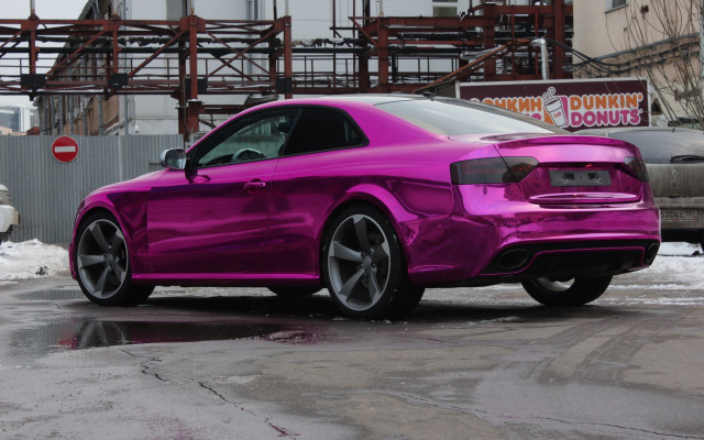 Pink car parking lot construction free wallpaper for desktop - medium preview image