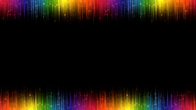 Rainbow black background horizon fireworks free wallpaper for desktop - medium preview image