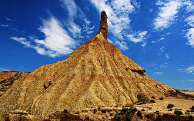 Desert rock formation cloudy sky #2 free wallpaper for desktop - medium preview image