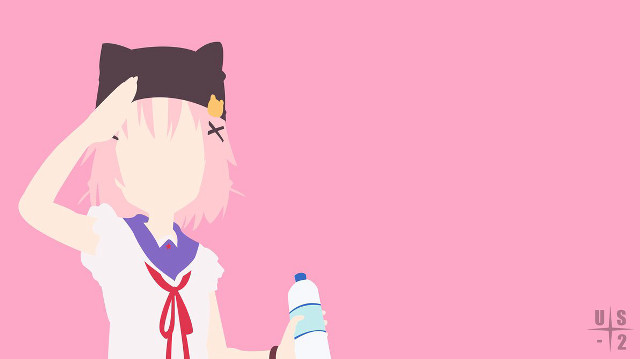 Woman cat head water bottle free wallpaper for desktop - medium preview image