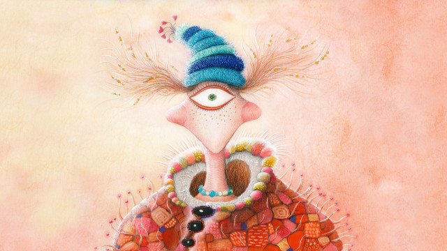 Woman hat eyeball bird celia free wallpaper for desktop - medium preview image